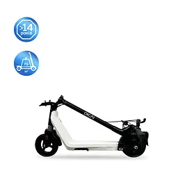 Електросамокат OKAI Zippy ES50С Black 8" 250W/500W, 5.2Ah, 20 km, 25 km/h, 10°, 13.5 kg (ES50C-B) - мініатюра 4