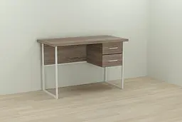 Комп'ютерний стіл Ferrum-decor Таккота 75x140x60 білий ДСП Дуб Сонома Труфель 32мм (FRD-102105)