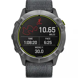 Смарт-годинник Garmin Enduro Steel with Gray UltraFit Nylon Strap (010-02408-00/10) - мініатюра 7