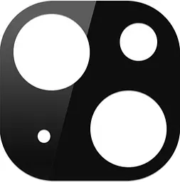Захисне скло TOTO Full Glue для камер Apple iPhone 15/15 Plus Black