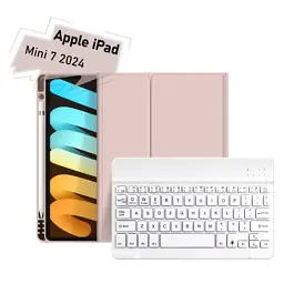 Чохол до планшета BeCover with keyboard Apple iPad Mini 7 2024 Pink (712996)
