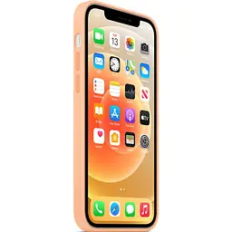 Чохол Silicone Case with MagSafe для iPhone 12 Pro Max (Cantaloupe) AAA [57149] - мініатюра 5