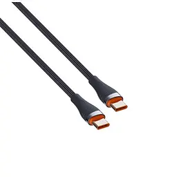 Кабель Profit LC692c - Type-C to Type-C 2m data cable 65W 2 метра темно-сірий - мініатюра 2