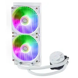 Система охолодження для комп’ютерного процесора Cooler Master MasterLiquid 240L Core MLWD24M-A18PZ-RW RGB/White - мініатюра 4