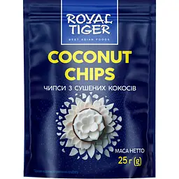 Чипсы Royal Tiger из сушеных кокосов 25 г