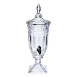 Лимонадниця Topaz Crystal 2 літри з краном HP-19-292 глечик диспенсер для води і напоїв прозорий Yiwu HP-19-292 - мініатюра 2