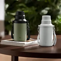 Термос Xiaomi Mijia Big Belly Thermos Cup 1L (MJDD801PL) Зелений - мініатюра 2