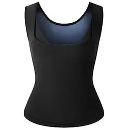 Майка жіноча Топік для схуднення Sweat Shaper M/L Чорний