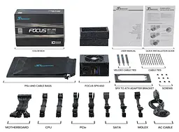 Блок живлення Seasonic FOCUS SPX 650 650W (FOCUS-SPX-650) - мініатюра 9