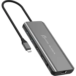 USB-Хаб j5create JCD398-N, USB Type-C 5-в-1 (JCD398-N)
