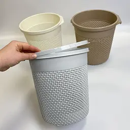 Кошик для сміття MBM My Home 9 л сірий (BIN-09 9L GRAY) - мініатюра 10