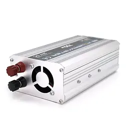 Інвертор напруги POWERMASTER, 24V/220V, 700W з модифікованою синусоїдою, 1 Shuko, клеми - мініатюра 2