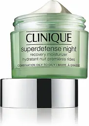 Нічний відновлювальний зволожувальний крем 50 мл Clinique Superdefense Night Recovery Moisturizer - мініатюра 2