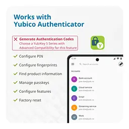 Апаратний ключ Yubico YubiKey Bio FIDO Edition USB Type-A (694481) - мініатюра 11