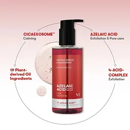 Очищувальна гідрофільна олія VT Cosmetics AZ Care Cleansing Oil 200 мл (VTC058) - мініатюра 3