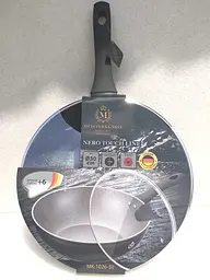 Сковорода Meisterklasse MK-1026-30 Вок black marble 30см - мініатюра 4