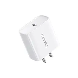 Мережевий зарядний пристрій Ugreen CD137 20 W Type-C PD Charger US White (60449)