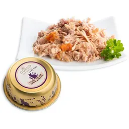 Вологий корм для котів Nuevo Lovely куряче філе з лососем та морквою 85 г - мініатюра 2
