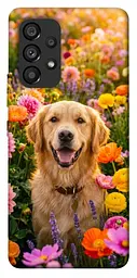 TPU чохол Demsky Flowery labrador для Samsung Galaxy A53 5G