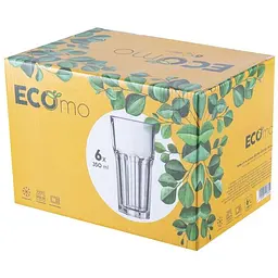 Набір склянок Ecomo Coloss 350 мл 6 шт. (RYG6135) - мініатюра 2