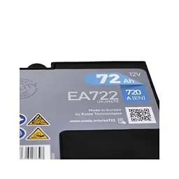 Акумулятор автомобільний EXIDE PREMIUM 72A (EA722) - мініатюра 6