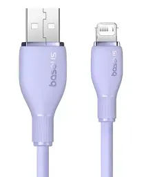 Кабель Baseus Pudding Series Fast Charging Cable USB to Lightning 2.4A 2m 2m P10355700511-01 Purple - мініатюра 3