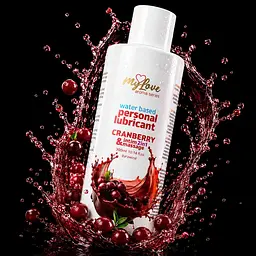 Лубрикант та масажний гель MyLove Aroma Series Intim&Massage Cranberry 300 мл - мініатюра 2