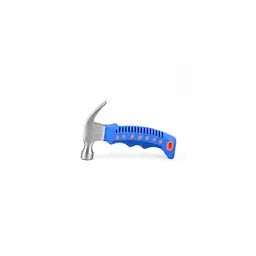 Молоток Voltronic з цвяходером 155 мм, прогумована ручка, Blue (FM-MM+G/155-B)