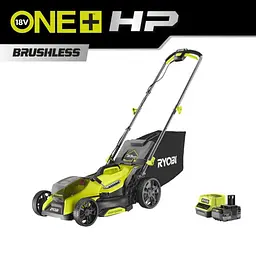 Газонокосарка акумуляторна безщіткова RYOBI RY18LMX33A-150 ONE+ 18В (ЗП+1х5Ач) 33см - мініатюра 2