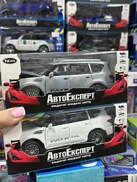 Машинка Автопром нісан патрол Nissan Patrol 50915 Авто Експерт 2 види, металопластик, 1:32, звук, світло, інерція