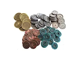 Аксесуар Stonemaier Games Коса металеві монети Scythe Metal Coins (GKCH005-4) - мініатюра 3