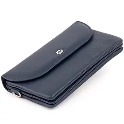 Жіночий шкіряний гаманець-клатч ST Leather 19х9,5х2,5 см acs0015830