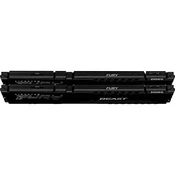 Модуль пам'яті для комп'ютера DDR5 64GB (2x32GB) 6400 MHz Beast Black EXPO Kingston Fury (ex.HyperX) (KF564C32BBEK2-64) - мініатюра 3