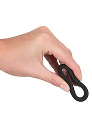 Ерекційне кільце Black Velvets Cock Ring 3.8 см чорний - мініатюра 8