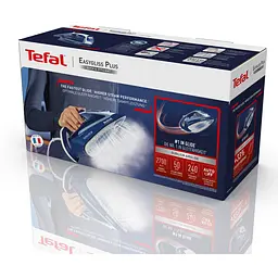 Праска Tefal Easygliss 2, 2700 Вт синя (FV5770E0) - мініатюра 3