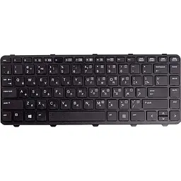 Клавiатура для ноутбука HP ProBook 640 G1 чорний, чорний фрейм (KB310749)