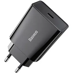 Зарядний пристрій Baseus Speed Mini Quick Charger USB-C 20W EU Black - мініатюра 3