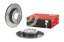 Диск гальмівний задній невентильований Fiat 500x, Alfa Romeo Spider 05-25р Brembo (08.9364.21)