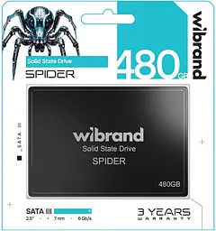 Накопичувач SSD Wibrand Spider 480GB 2.5" 7 мм SATA3 - мініатюра 4