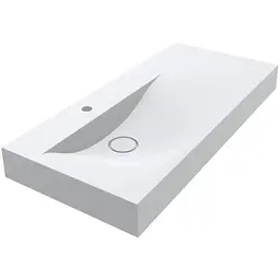 Умивальник Miraggio Viola 1000 L matt 0002659, Білий матовий