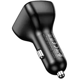 FM трансмітер модулятор Borofone BC41 Eminency QC3.0 Bluetooth чорний - мініатюра 5