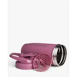 Шейкер спортивний Smart Shake Reforce Stainless Steel Deep Rose 900 мл - мініатюра 2