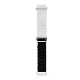 Ремінець для Garmin Forerunner Vivo Active 3 Venu Venu Sq Venu Sq 2 Venu 2 Plus Vivo Move - біло-чорний Watchbands NormalCloth Wave ширина кріплення 20мм нейлоновий (W26-4WB20336232) - мініатюра 3