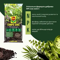 Торфосуміш для зелених рослин і пальм COMPO SANA® 20 л - мініатюра 5