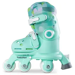 Роликові ковзани YVolution Twista розмір 30-34 салатовий - мініатюра 2