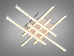Сучасна геометрична LED люстра Diasha SX810/6WH 70W до 18 м2 біла