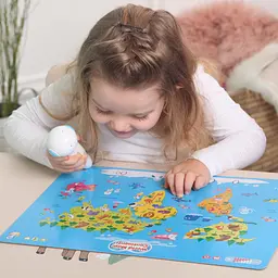 Набір інтерактивних бордів Smart Koala 5 в 1 Карта світу, Частини тіла, Цифри, Транспорт, Тварини (SKSAB5IN1) - мініатюра 2