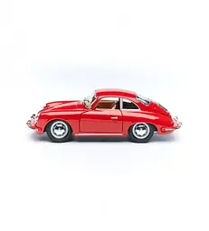 Автомодель Bburago Porsche 356B 1961 р 1:24 червоний (18-22079) - мініатюра 2