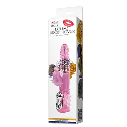 Вібратор-кролик Baile Deluxe Dream Lover, 25.5 см (рожевий) - мініатюра 10