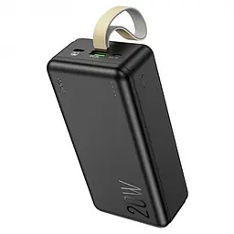 Зовнішній акумулятор Power bank HOCO J87B Tacker PD20W+QC3.0 30000mAh батарея заряджання Чорний